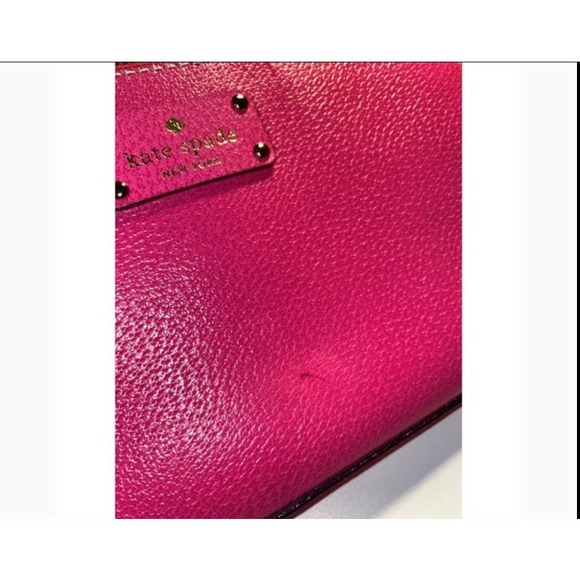 KATE SPADE Shoulder Byrd Wellesley Small Pink Leather Cross Body Bag - Picture 2 of 8